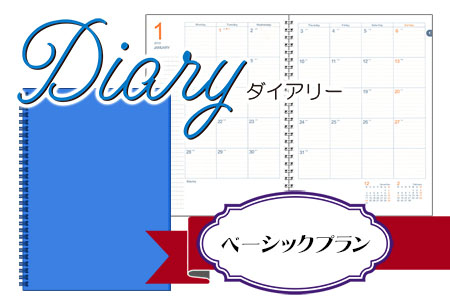 Diary ダイアリー B5サイズ リングノート 年間スケジュール ベーシックプラン