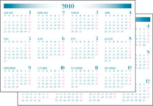 Dear Mermaid Calendar（ディアマーメイドカレンダー） 年間カレンダー（本年度／次年度）