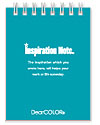 Inspiration Note インスピレーションノート 白紙 ポケットサイズメモ帳 プレーンタイプ グリーンブルー