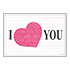「I LOVE YOU」 ポストカード