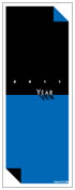I Year View イヤビューパノラマタイプ 1年 年間計画用スケジュールシート 蛇腹折りカレンダー