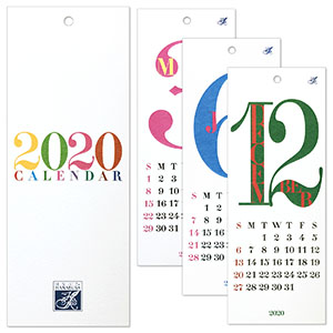 HANABUSA(はなぶさ) 2020 カレンダー D（レトロ＆モダン カラフル）