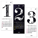 HANABUSA(はなぶさ) 2021 カレンダー C（レトロ＆モダン モノトーン）